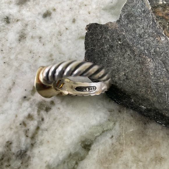 David Yurman Noblesse Citrine Ring - Picture 8 of 10